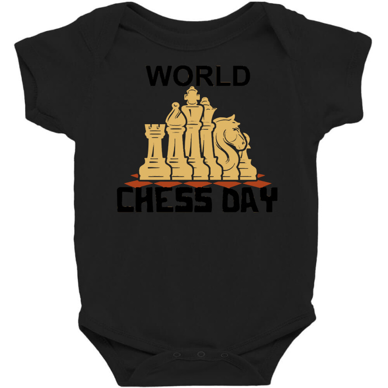 Chess Lover T  Shirt International Chess Day Baby Bodysuit by reichelzakary488 | Artistshot