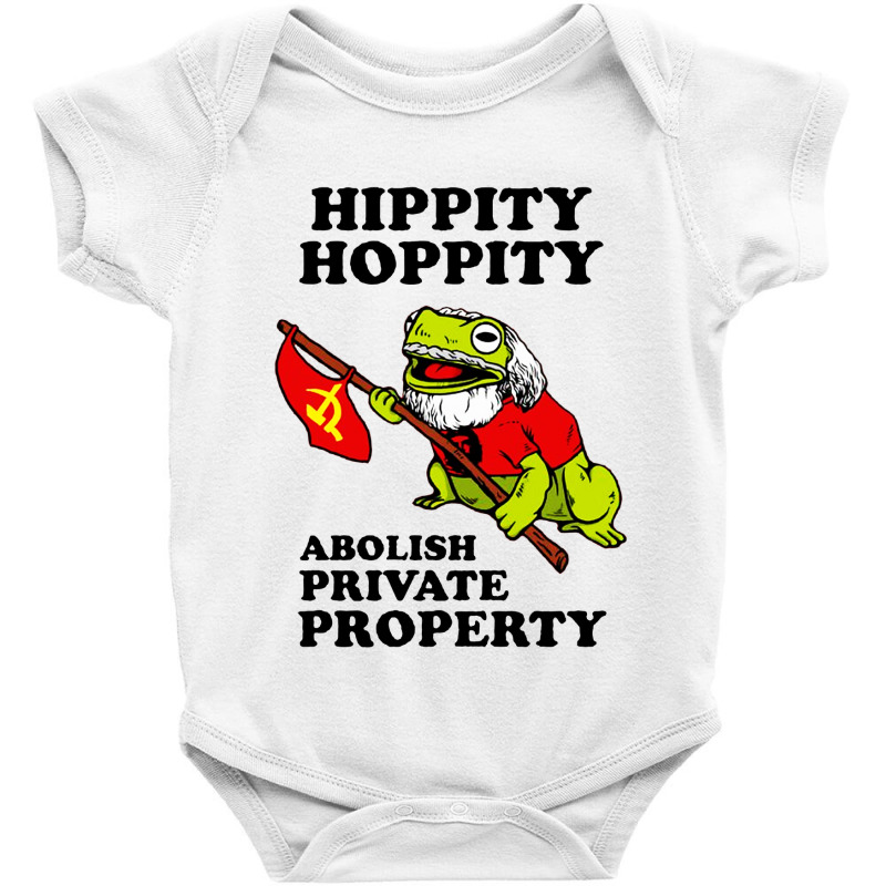 Hippity Hoppity Abolish Private Property Essential Baby Bodysuit by Hot Trends | Artistshot