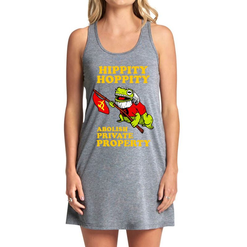 Hippity Hoppity Abolish Private Property Essential Tank Dress by Hot Trends | Artistshot