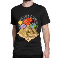 Hippie Egyptian Pyramids Sacred Geometry Classic T-shirt | Artistshot