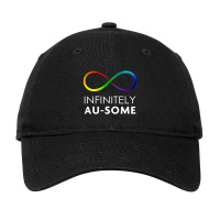 Red Instead Autism   Infinitely Au Some Infinity Adjustable Cap | Artistshot