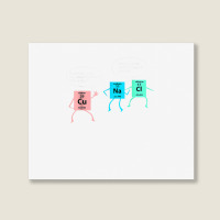 Salt And Copper Police Chemistry Pun Funny Gift Nerd Geek T Shirt Landscape Canvas Print | Artistshot