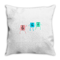 Salt And Copper Police Chemistry Pun Funny Gift Nerd Geek T Shirt Throw Pillow | Artistshot