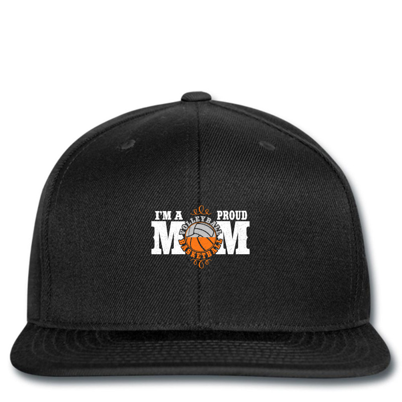 I'm A Proud Basketball Volleyball Mom  Combined Sports Printed hat by Binhthai9809 | Artistshot