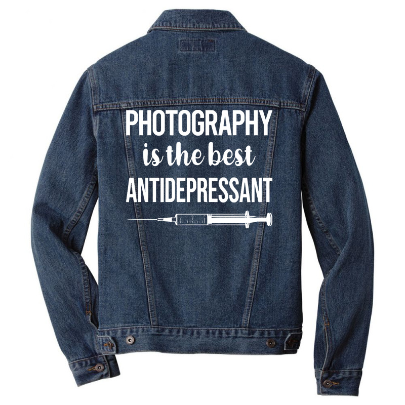 Photography T  Shirt Antidepressant Photography Photographer Camera T Men Denim Jacket | Artistshot