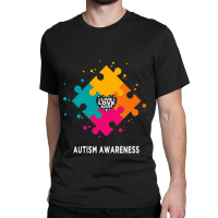 Live Love Accept Autism Awareness Autism Mom Classic T-shirt | Artistshot