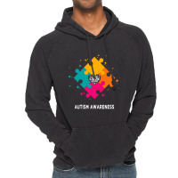 Live Love Accept Autism Awareness Autism Mom Vintage Hoodie | Artistshot