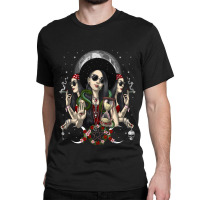 Hippie Hecate Triple Moon Goddess Classic T-shirt | Artistshot