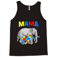 Mama Elephant Autism Awareness Tank Top | Artistshot