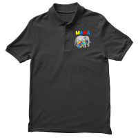 Mama Elephant Autism Awareness Men's Polo Shirt | Artistshot