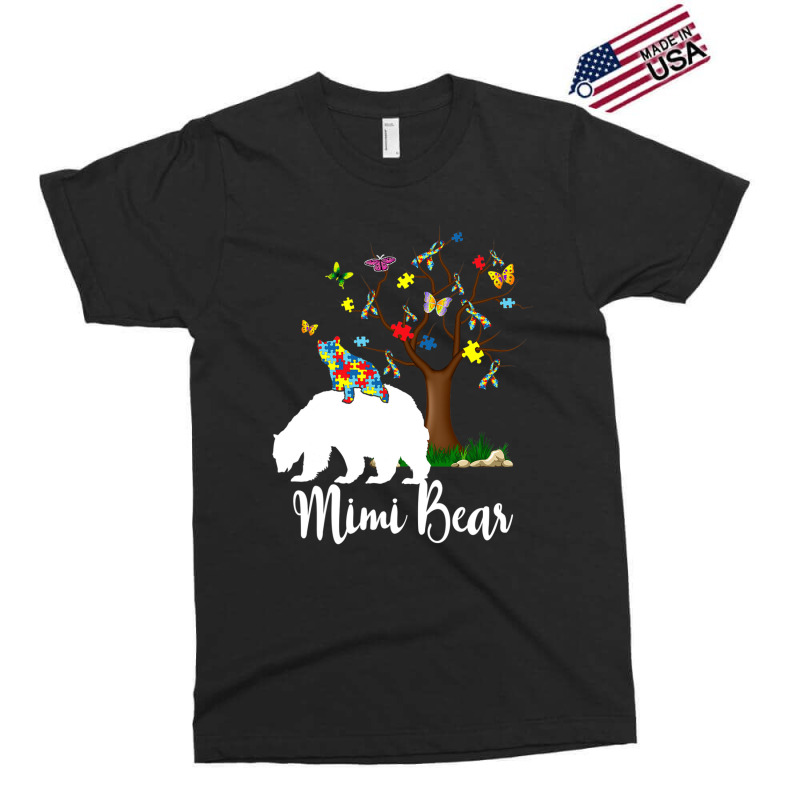 Mimi Bear Autism Awareness Love Support Exclusive T-shirt by Michael	Kilburn | Artistshot