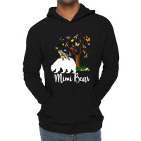 Mimi Bear Autism Awareness Love Support Lightweight Hoodie | Artistshot