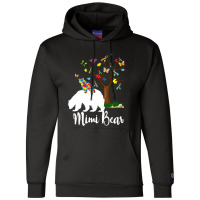 Mimi Bear Autism Awareness Love Support Champion Hoodie | Artistshot