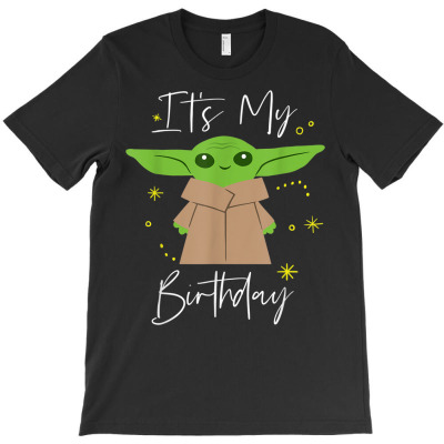 Baby Yoda It’s My Birthday T-shirt Designed By Bariteau Hannah