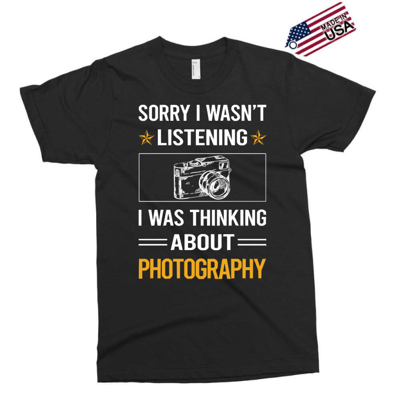 Photography T  Shirt Funny Listening Photography Photographer Camera T Exclusive T-shirt | Artistshot