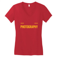 Photography T  Shirt Funny Smart People Photography Photographer Camer Women's V-neck T-shirt | Artistshot