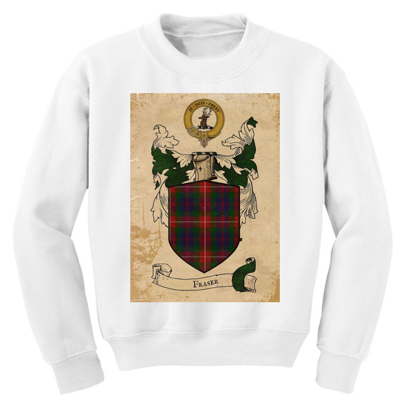 Clan Fraser Youth Sweatshirt by PantsArts | Artistshot