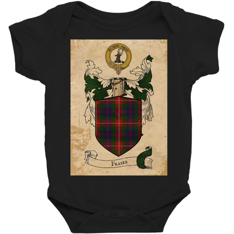 Clan Fraser Baby Bodysuit by PantsArts | Artistshot