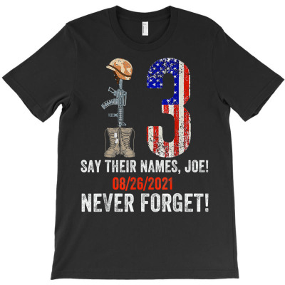 Names Of Fallen Soldiers 13 Heroes T-shirt Designed By Bariteau Hannah