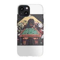 Game Night Time Dogs On Billiards Pool Table Shooting 8 Ball T Shirt Iphone 13 Case | Artistshot