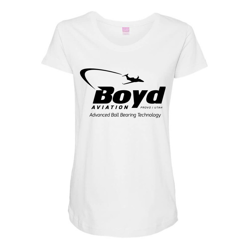 Boyd Aviation Maternity Scoop Neck T-shirt by Diamond Tees | Artistshot