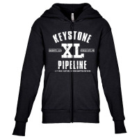 Keystone Xl Pipeline Youth Zipper Hoodie | Artistshot