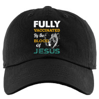 Jesus Fully Vaccinated By The Blood Of Jesus Lion God Christian Kids Cap | Artistshot