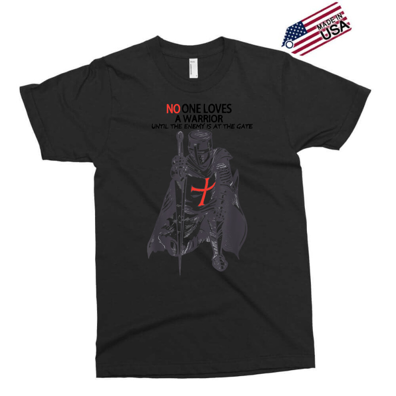 No One Loves A Warrior, Crusader Jesus Cross Knight Templar T Shirt Exclusive T-shirt | Artistshot