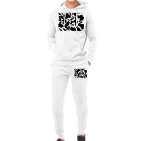 Distressed Cowhide Pattern Hoodie & Jogger Set | Artistshot