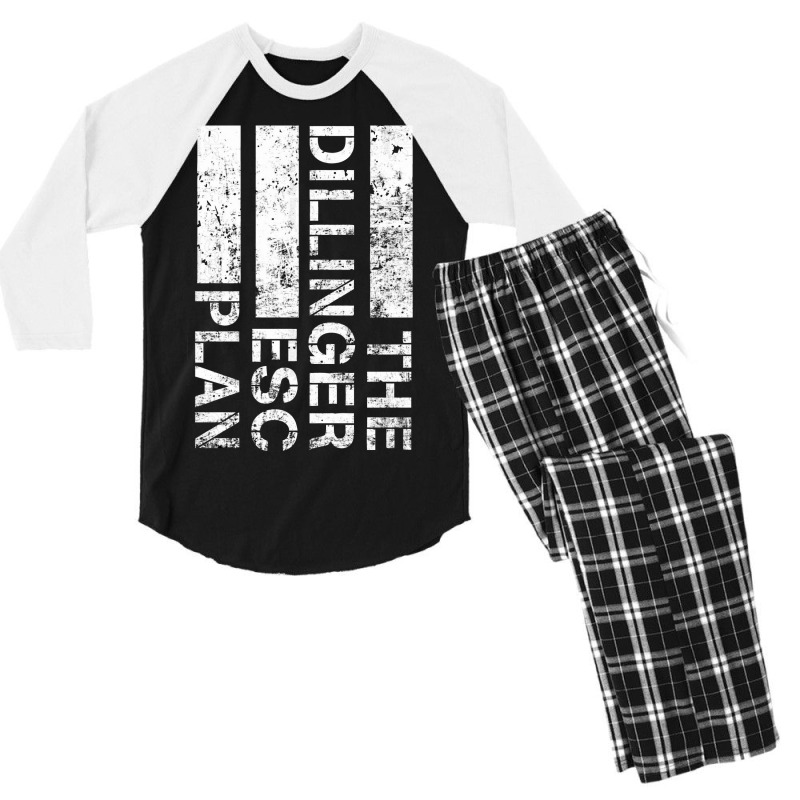 The Dillinger Esc Plan Men's 3/4 Sleeve Pajama Set | Artistshot