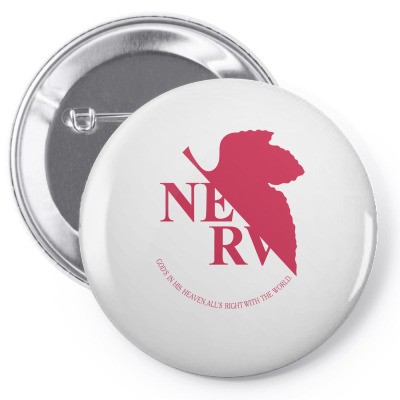 Nerv -evangelion Pin-back Button Designed By Wizarts