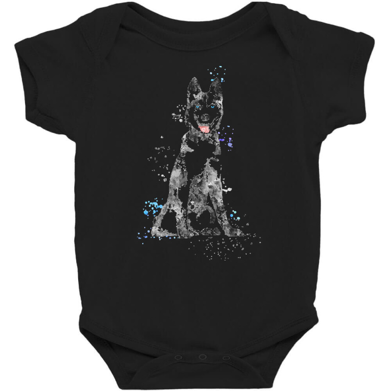 Dog T  Shirt Siberian Husky T  Shirt Baby Bodysuit by theaney | Artistshot