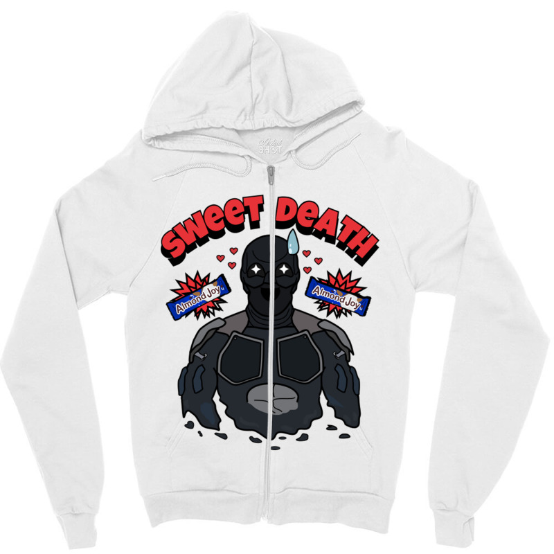 Almonds Of Death Zipper Hoodie | Artistshot