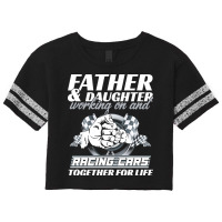 Fathers Day T  Shirt Father And Daughter Working On And Racing Cars To Scorecard Crop Tee | Artistshot