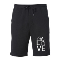 Love Gift Bike Cyclist Sport Fleece Short | Artistshot