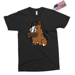 funny horse cute cartoon Exclusive T-shirt | Artistshot