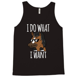 funny horse i do what i want Tank Top | Artistshot