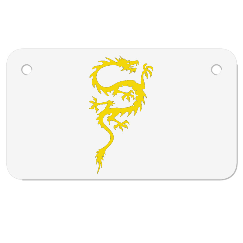 Chinese Dragon Cool Oriental Asian Kung Fu Motorcycle License Plate | Artistshot