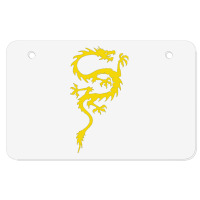 Chinese Dragon Cool Oriental Asian Kung Fu Atv License Plate | Artistshot