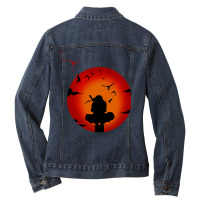 Night Spirit Ladies Denim Jacket | Artistshot