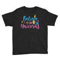 Believe N Unicorns T  Shirtbelieve în Unicorns T  Shirt Youth Tee | Artistshot