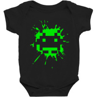 Space Invader 2 Splat Baby Bodysuit | Artistshot