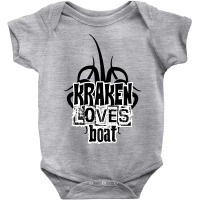 Kraken Loves Boat Baby Bodysuit | Artistshot