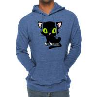 Black Cat Lightweight Hoodie | Artistshot