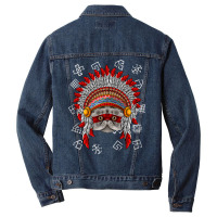 Indigenous Persian T  Shirt Indigenous Persian Native American Cat Ind Men Denim Jacket | Artistshot