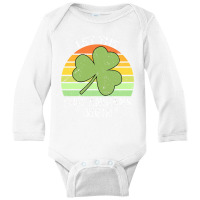 Let The Shenanigans Begin Vintage Saint Patricks Day Long Sleeve Baby Bodysuit | Artistshot