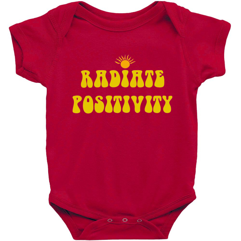 Radiate Positivity Fun Baby Bodysuit | Artistshot