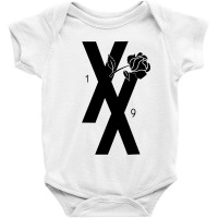 Mgk T Xx Shirt Flower Black Rose Baby Bodysuit | Artistshot