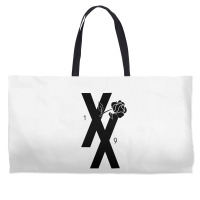 Mgk T Xx Shirt Flower Black Rose Weekender Totes | Artistshot