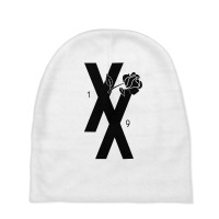 Mgk T Xx Shirt Flower Black Rose Baby Beanies | Artistshot